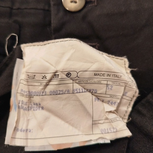 Isaia Napoli Aquaspider Dress Pants Mens 34x30 Dark Gray 100% Wool Italy Made - Picture 3 of 15